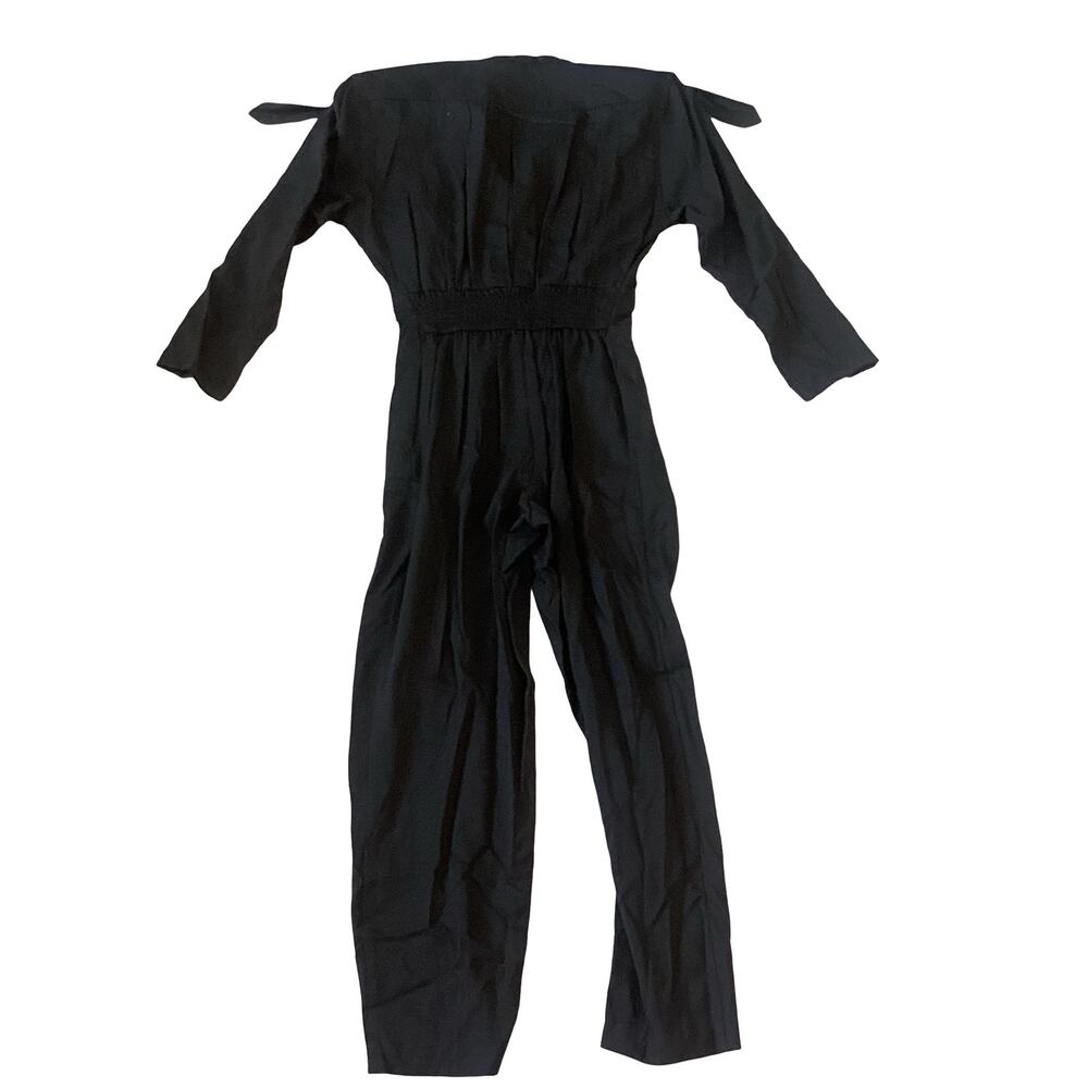 Vintage 80s Black and Gold Jumpsuit - Picture 5 of 9